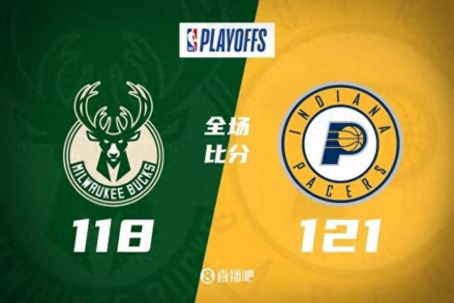 🏀哈利抛投2+1绝杀&3双 米德尔顿2记绝平3分 步行者加时2-1雄鹿