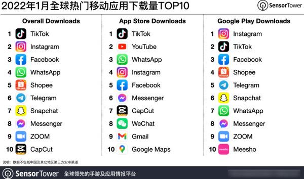 美国版抖音下载量